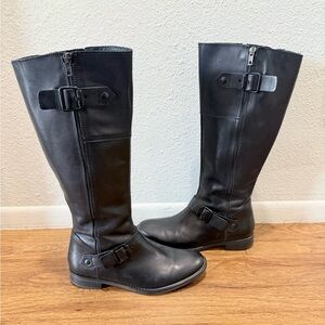 Aldo Black Leather Riding Boots EU 38 (US 8)